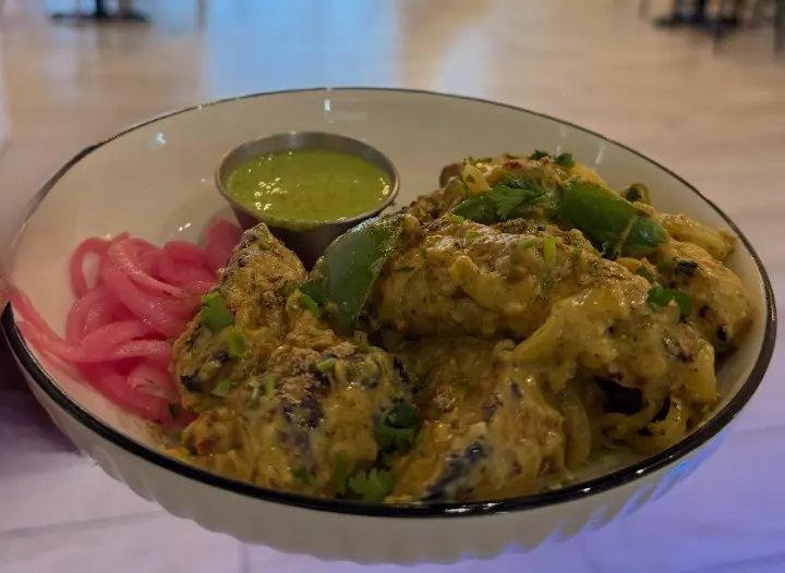 Soya Chaap at The Samosa Club in Edmonton, AB
